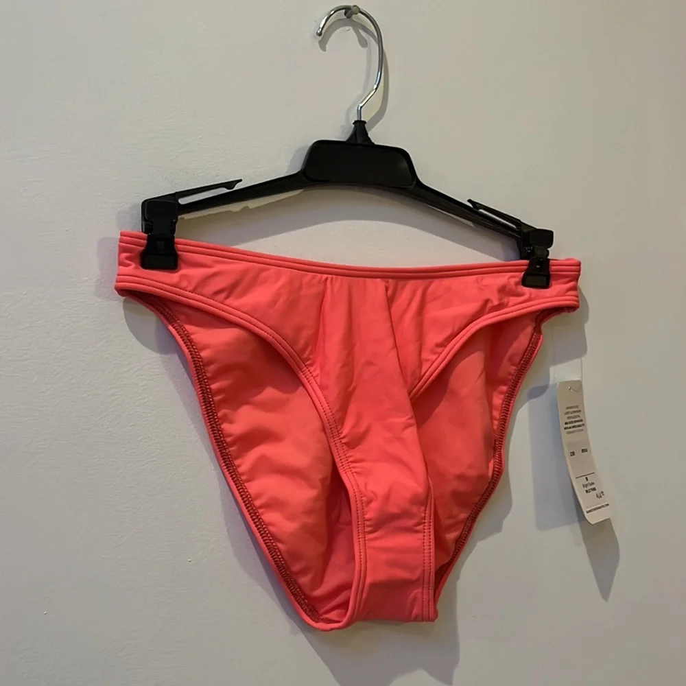 Sunsets California Bright Guava Wild Thing Bikini Bottom,Medium,NWT - Picture 2 of 10